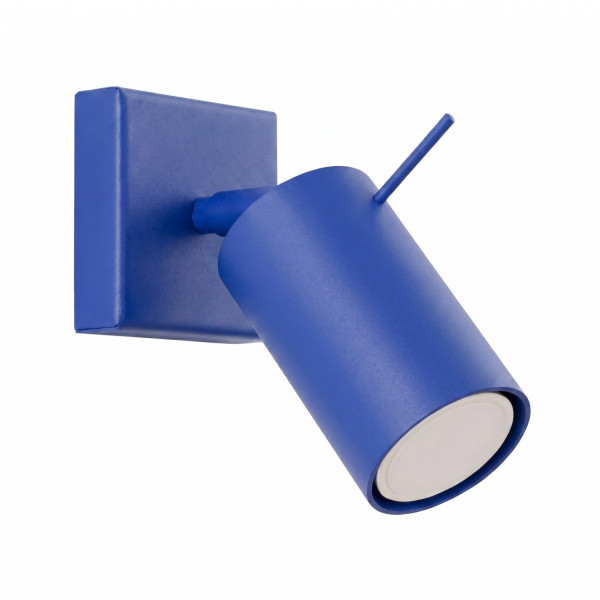 Kinkiet aluminiowy kulisty ultramaryna 16cm z serii RING SL.2165 - Sollux Lighting