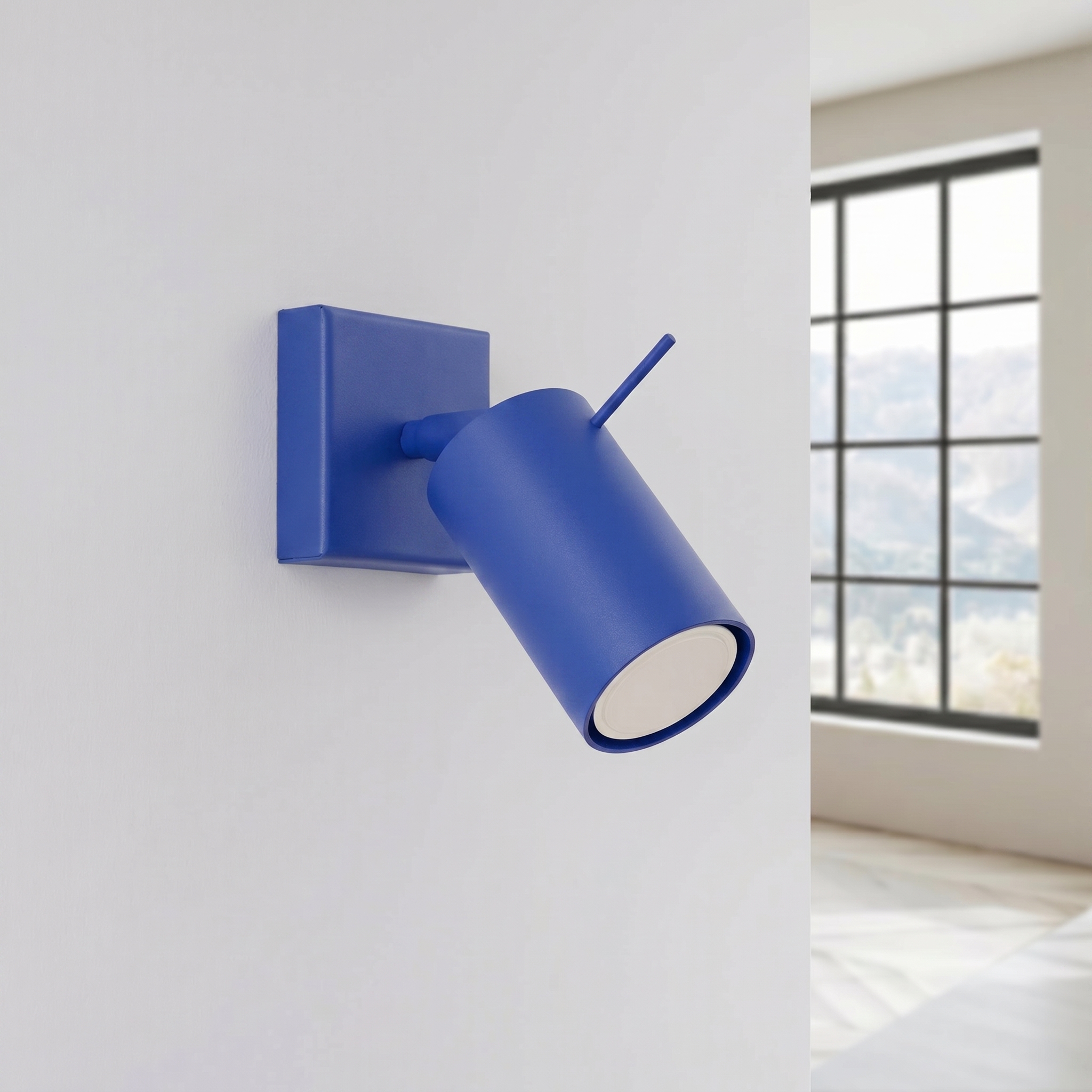 Kinkiet aluminiowy kulisty ultramaryna 16cm z serii RING SL.2165 - Sollux Lighting - obrazek 2