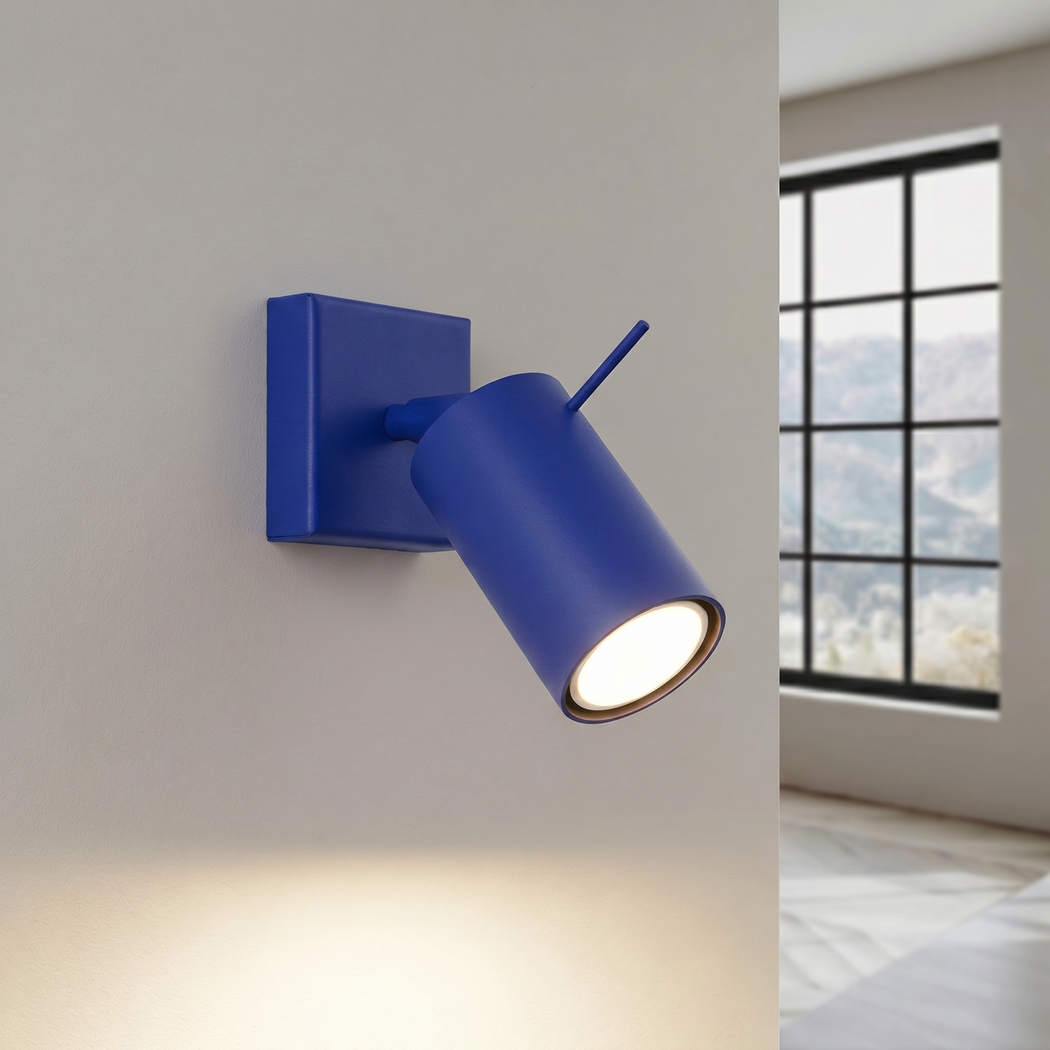 Kinkiet aluminiowy kulisty ultramaryna 16cm z serii RING SL.2165 - Sollux Lighting - obrazek 3