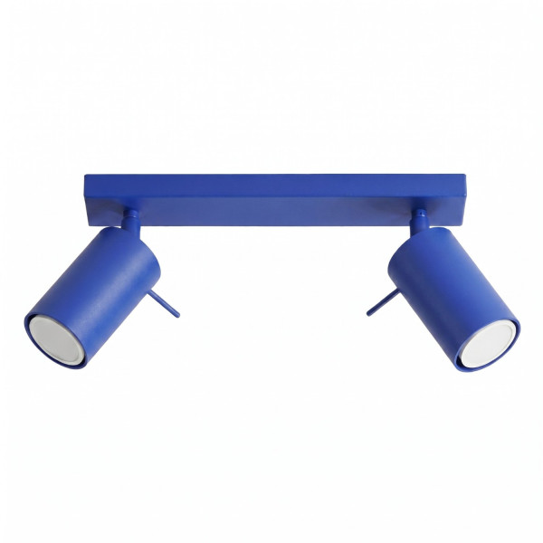 Plafon stalowy dwupunktowy ultramaryna 30cm RING z serii RING SL.2166 - Sollux Lighting