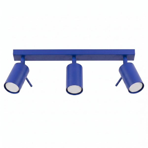 Plafon stalowy 3-punktowy ultramaryna 45cm z serii RING SL.2167 - Sollux Lighting