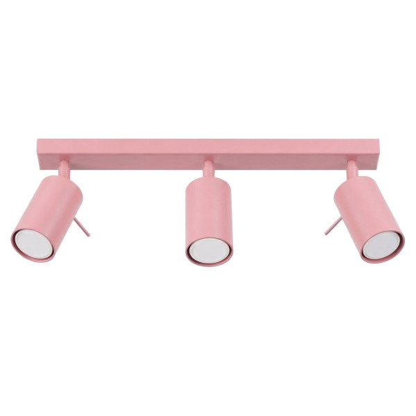 Plafon stalowy różowy 3-punktowy 45cm RING 3L z serii RING SL.2173 - Sollux Lighting