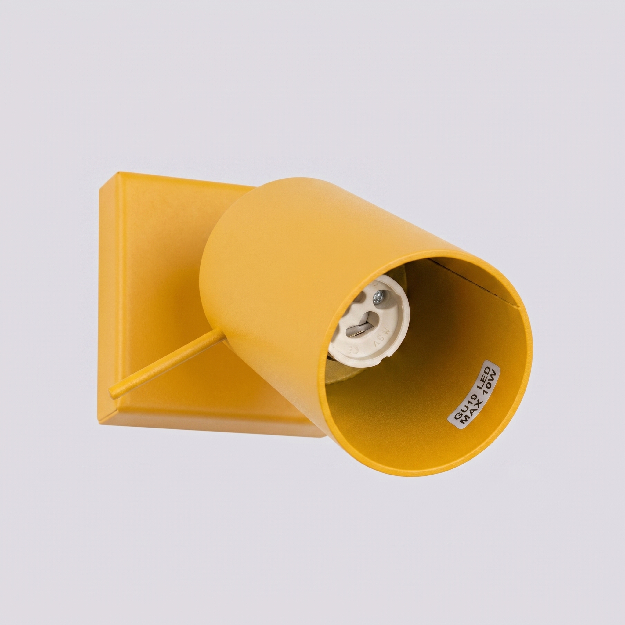 Kinkiet stalowy kulisty żółty 16cm z serii RING SL.2183 - Sollux Lighting - obrazek 4