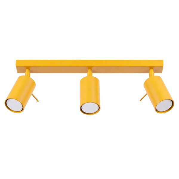 Plafon stalowy żółty 3-punktowy 45cm RING 3L SL.2185 - Sollux Lighting