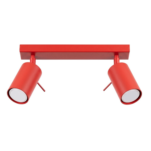 Plafon stalowy czerwony 2-punktowy RING 2 SL.2190 - Sollux Lighting
