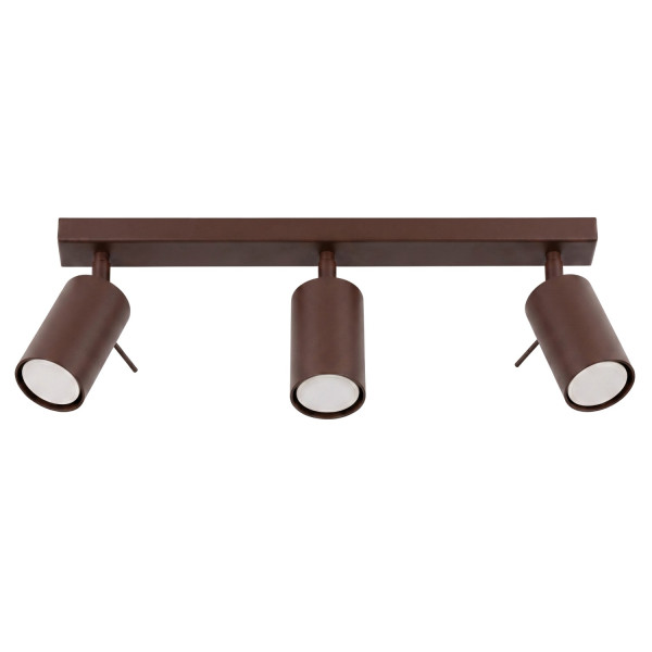 Plafon stalowy brązowy 3-punktowy 45cm RING 3L SL.2197 - Sollux Lighting