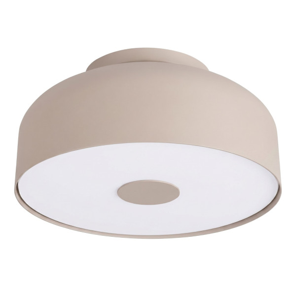 Plafon kwadratowy stalowy taupe 30cm 4-punktowy OMIQ SL.2279 - Sollux Lighting
