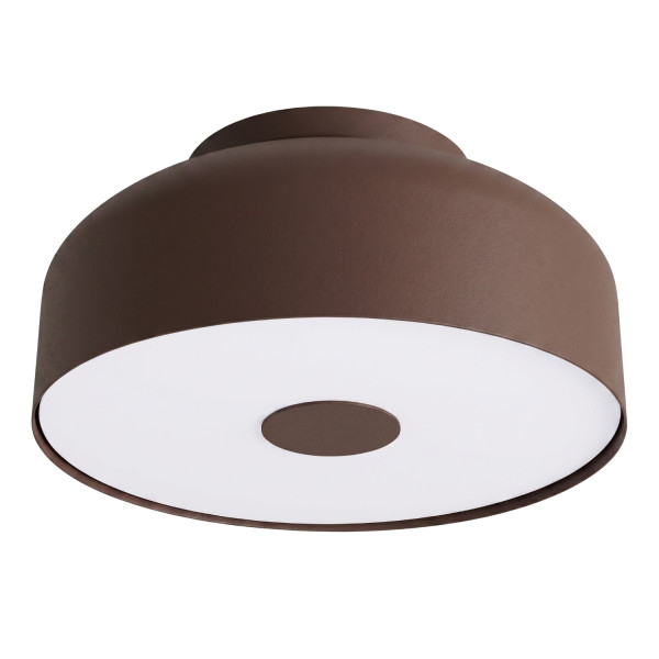 Plafon stalowy kwadratowy brązowy 30cm 4-punktowy OMIQ SL.2286 - Sollux Lighting