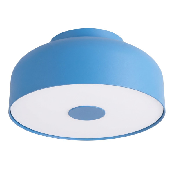 Plafon stalowy błękitny kwadratowy 30cm 4-punktowy OMIQ SL.2287 - Sollux Lighting
