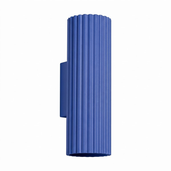 Kinkiet aluminiowy ultramaryna 20cm 2-punktowy KARBON 20 SL.2316 - Sollux Lighting