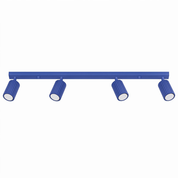 Plafon aluminiowy ultramaryna 4-punktowy 81cm z serii KARBON SL.2325 - Sollux Lighting
