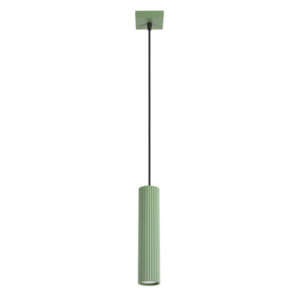 Lampa wisząca aluminiowa szałwiowa 1-punktowa z serii KARBON SL.2333 - Sollux Lighting