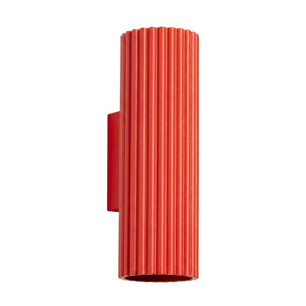 Kinkiet aluminiowy czerwony 2-punktowy KARBON 20 SL.2346 - Sollux Lighting