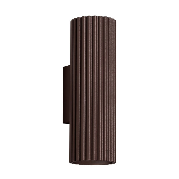 Kinkiet aluminiowy brązowy 20cm 2-punktowy KARBON 20 z serii KARBON SL.2347 - Sollux Lighting