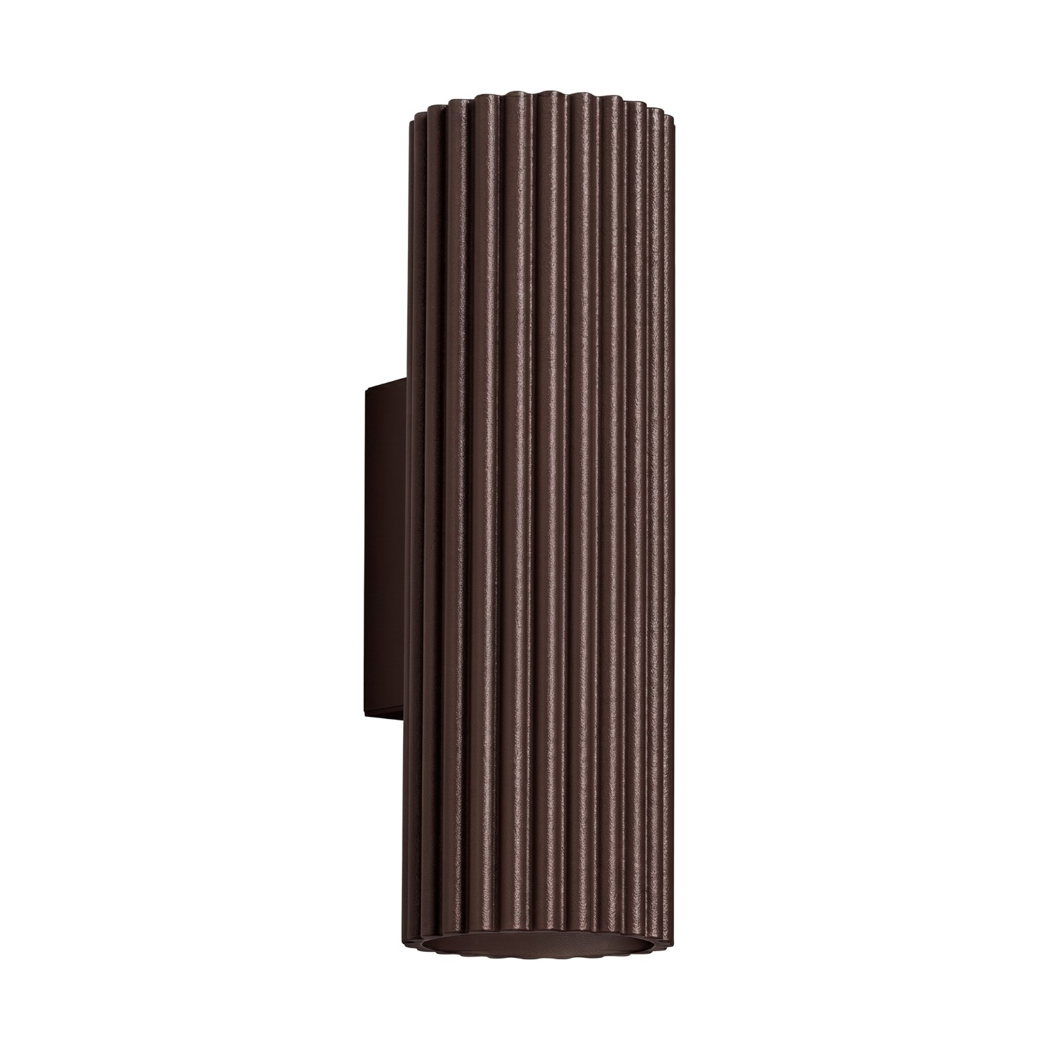 Kinkiet aluminiowy brązowy 20cm 2-punktowy KARBON 20 z serii KARBON SL.2347 - Sollux Lighting