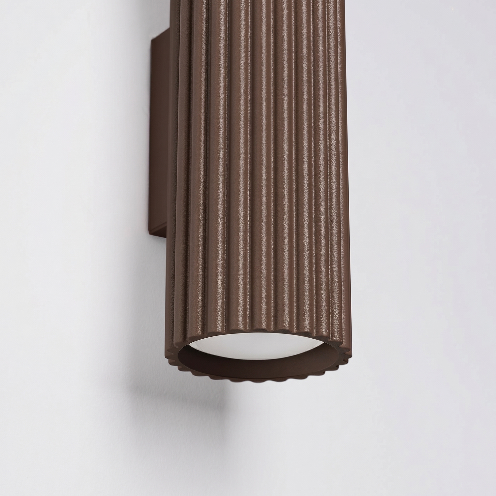Kinkiet aluminiowy brązowy 20cm 2-punktowy KARBON 20 z serii KARBON SL.2347 - Sollux Lighting - obrazek 4