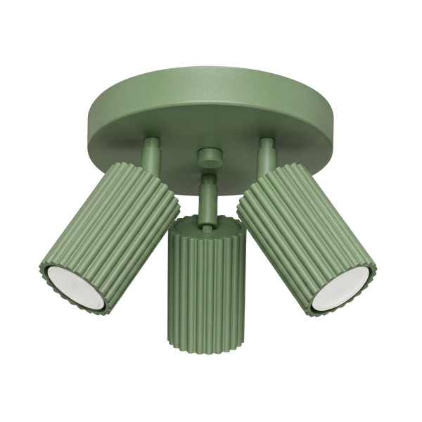 Plafon aluminiowy szałwiowy 3-punktowy z serii KARBON SL.2353 - Sollux Lighting