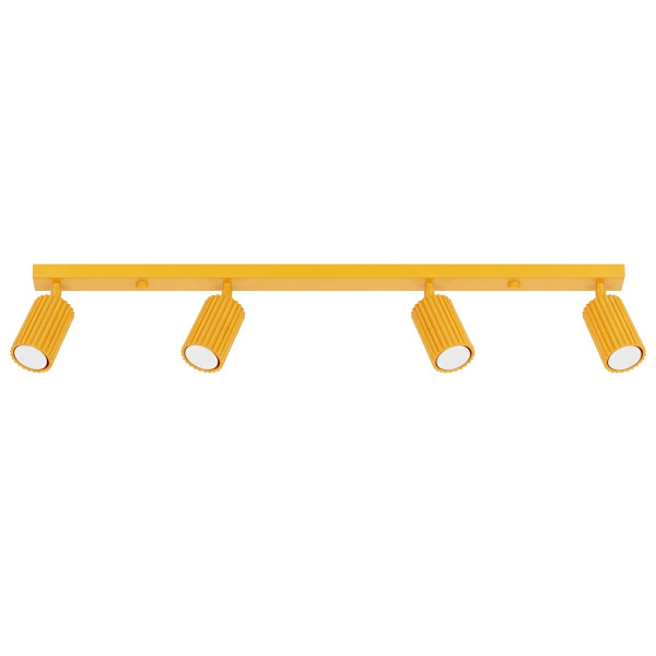 Plafon aluminiowy żółty 4-punktowy z regulacją KARBON z serii KARBON SL.2361 - Sollux Lighting