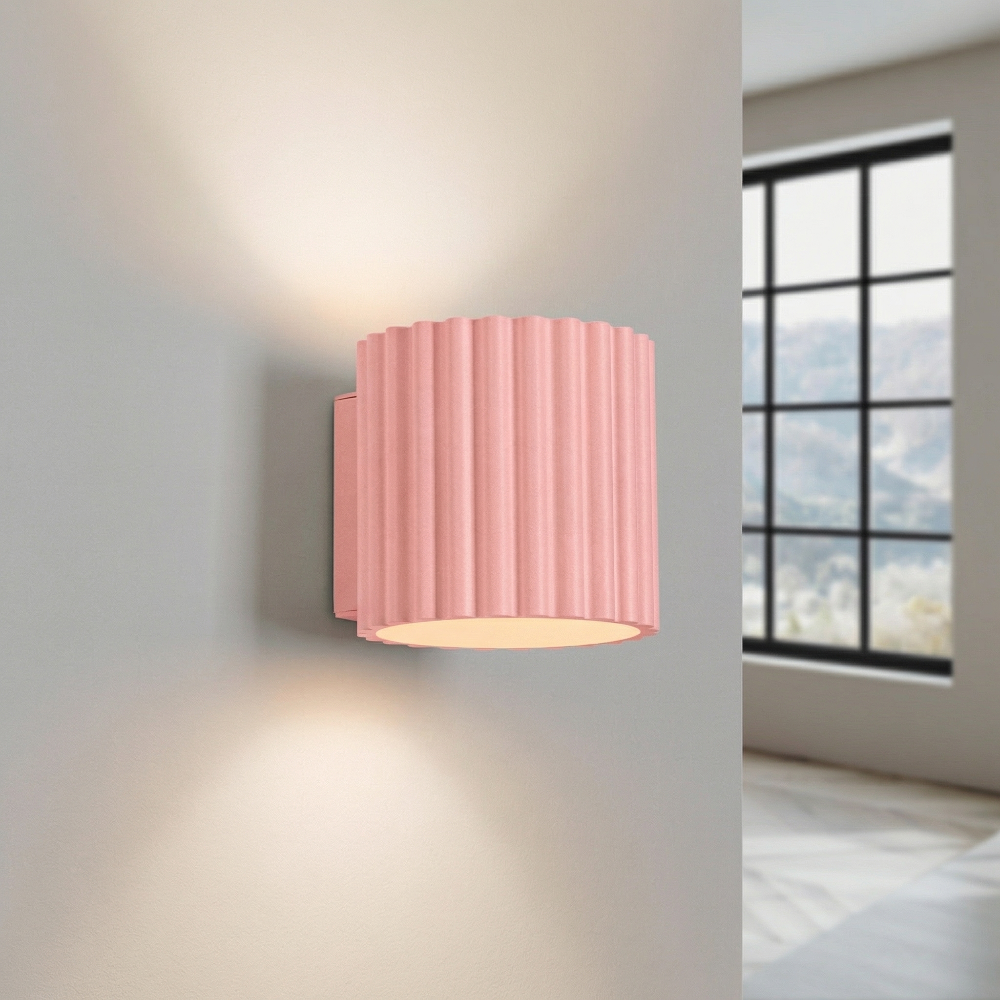 Kinkiet aluminiowy różowy 10cm G9 z serii AURA SL.2405 - Sollux Lighting - obrazek 3