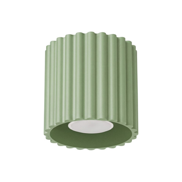 Plafon aluminiowy szałwiowy kwadratowy 10cm GU10 z serii AURA SL.2408 - Sollux Lighting