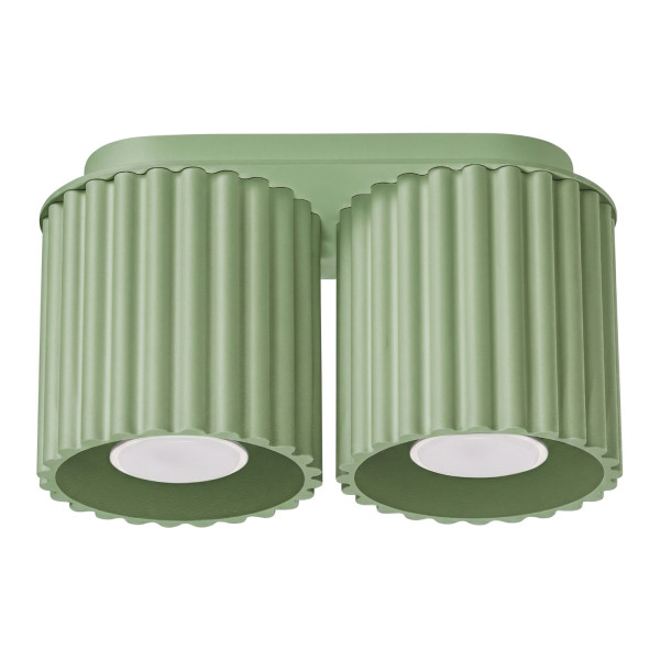 Plafon aluminiowy szałwiowy 2-punktowy AURA 2 z serii AURA SL.2409 - Sollux Lighting