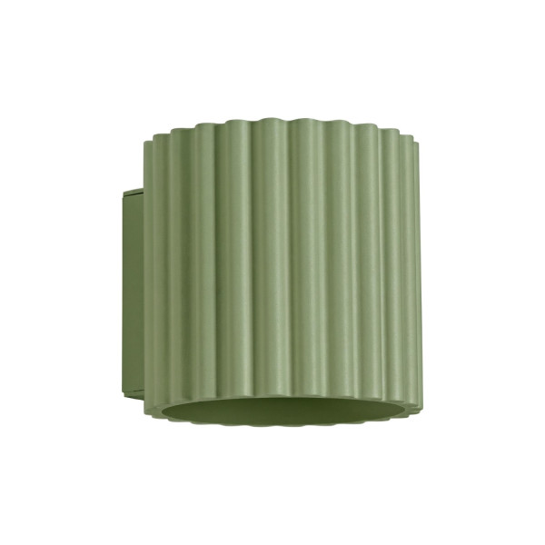 Kinkiet aluminiowy szałwiowy 12cm G9 z serii AURA SL.2410 - Sollux Lighting