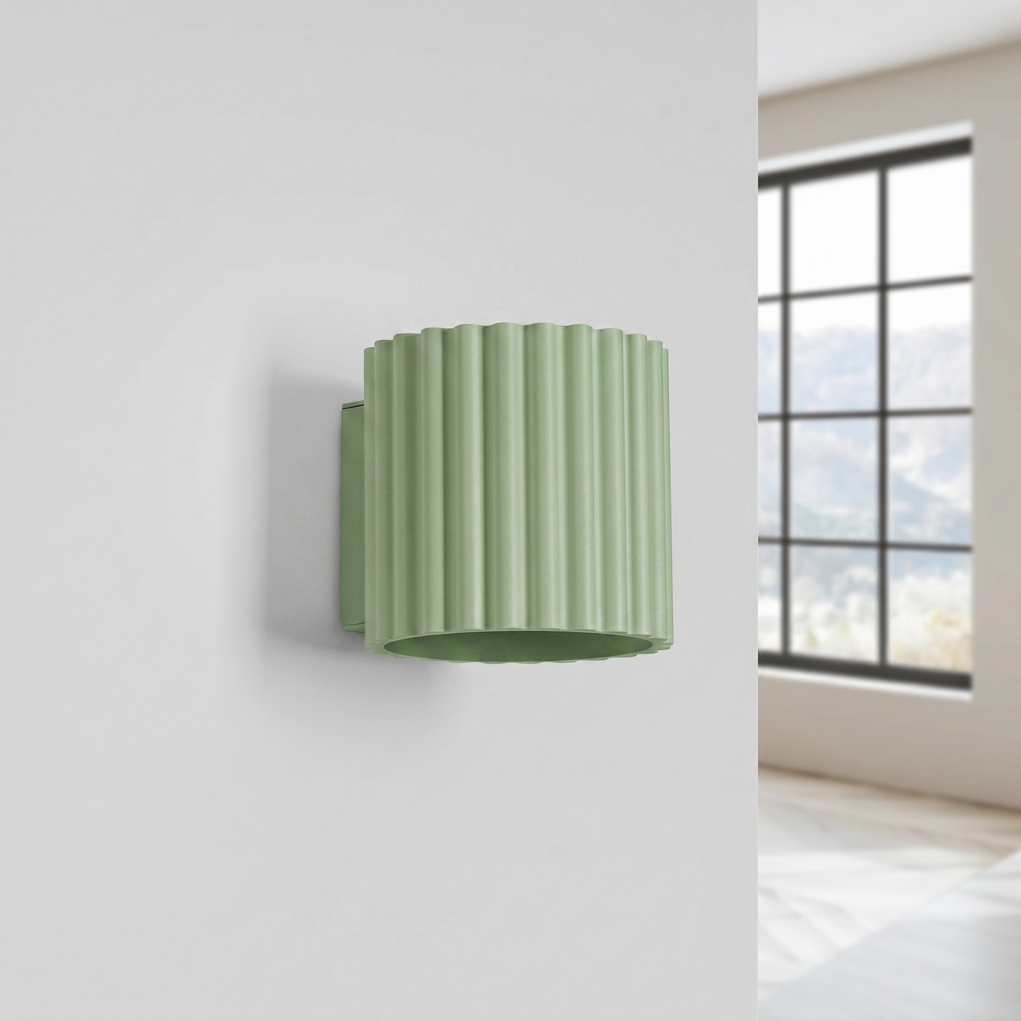 Kinkiet aluminiowy szałwiowy 12cm G9 z serii AURA SL.2410 - Sollux Lighting - obrazek 2