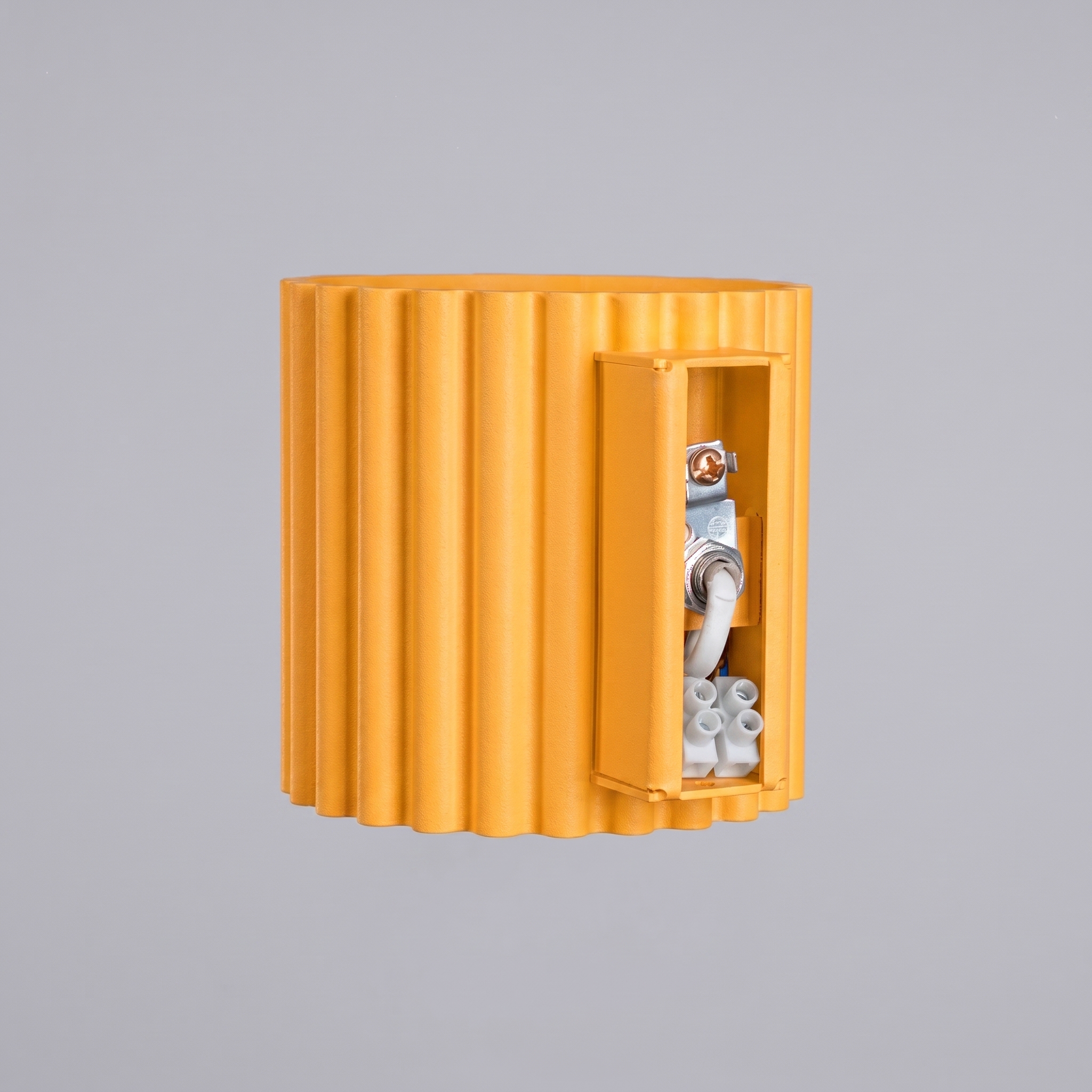 Kinkiet aluminiowy żółty kwadratowy G9 AURA SL.2415 - Sollux Lighting - obrazek 7