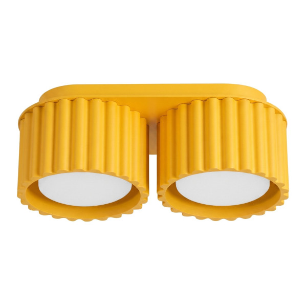 Plafon aluminiowy żółty 2-punktowy AURA 2 z serii AURA SL.2417 - Sollux Lighting