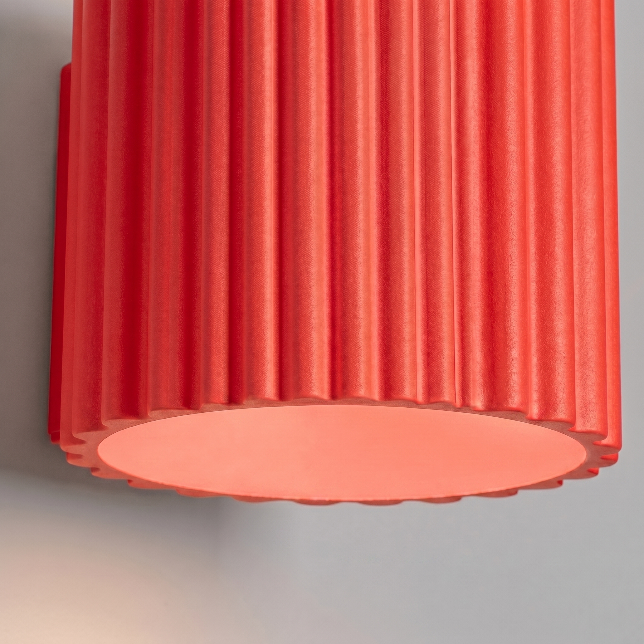 Kinkiet aluminiowy kwadratowy czerwony AURA z serii AURA SL.2420 - Sollux Lighting - obrazek 4