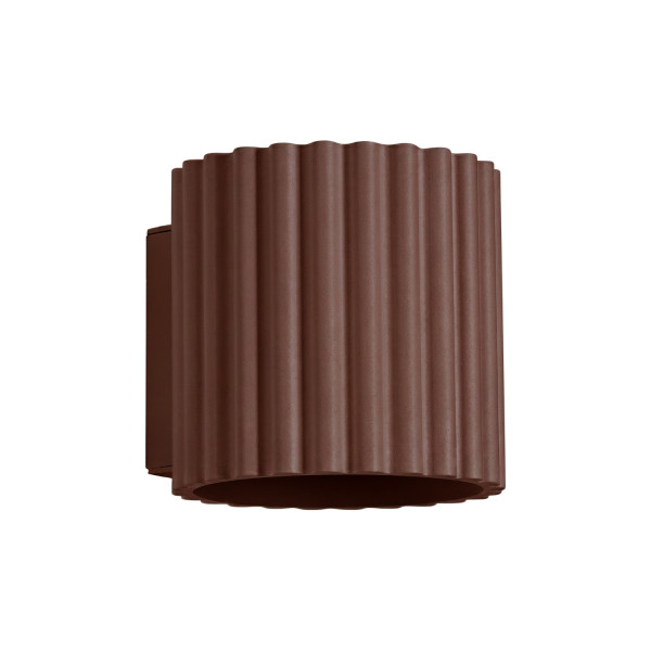 Kinkiet aluminiowy brązowy 1-punktowy AURA SL.2425 - Sollux Lighting