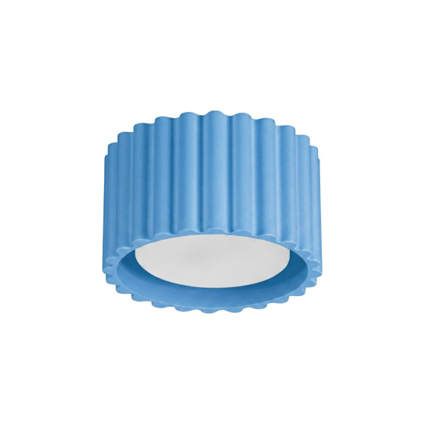 Plafon aluminiowy błękitny kwadratowy 10cm z serii AURA SL.2431 - Sollux Lighting