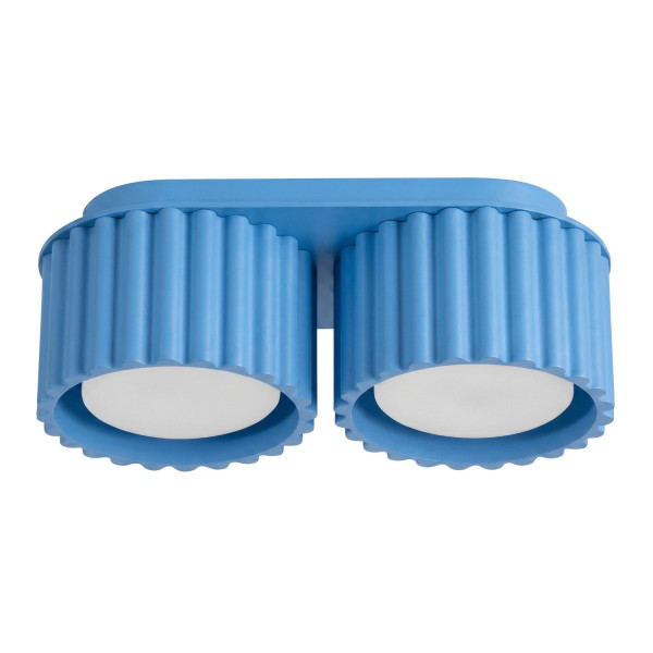 Plafon aluminiowy błękitny 2-punktowy AURA 2 z serii AURA SL.2432 - Sollux Lighting