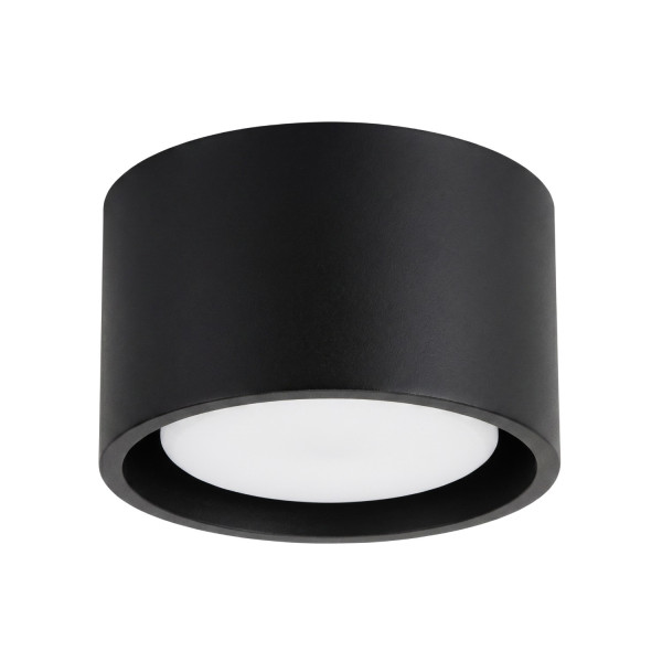 Plafon aluminiowy czarny kwadratowy 10cm MODO 1 z serii MODO SL.2438 - Sollux Lighting