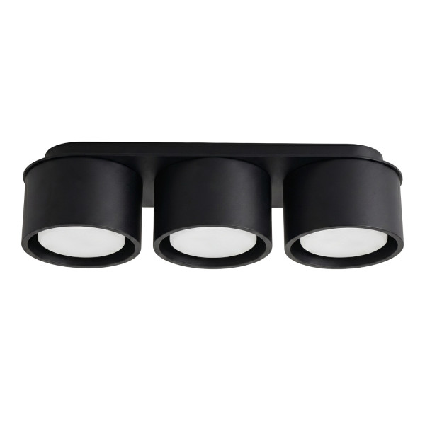 Plafon aluminiowy czarny 3-punktowy 32cm MODO 3 z serii MODO SL.2440 - Sollux Lighting