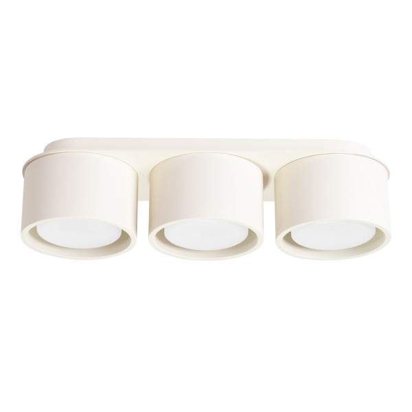 Plafon aluminiowy okrągły beżowy 3-punktowy MODO 3 z serii MODO SL.2444 - Sollux Lighting