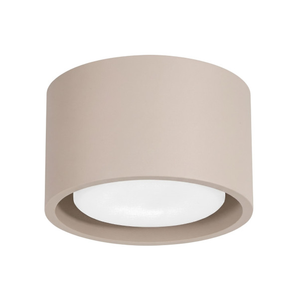 Plafon aluminiowy kwadratowy taupe 10cm MODO 1 z serii MODO SL.2446 - Sollux Lighting