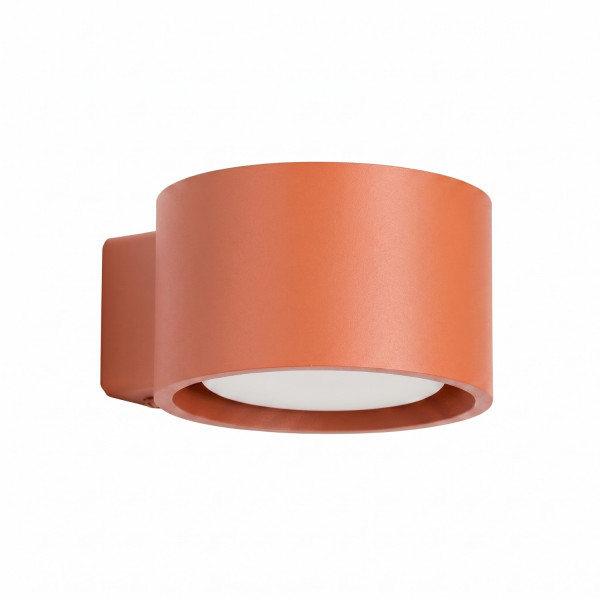 Kinkiet aluminiowy ochra czerwona 12cm MODO 1 z serii MODO SL.2449 - Sollux Lighting