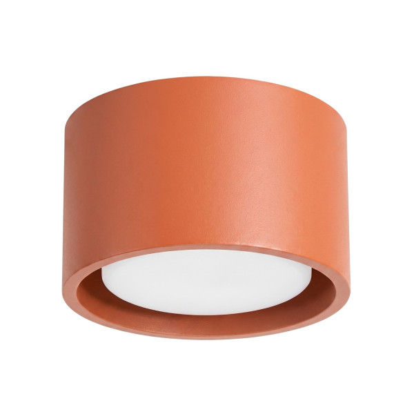 Plafon aluminiowy kulisty ochra czerwona 10cm MODO z serii MODO SL.2450 - Sollux Lighting