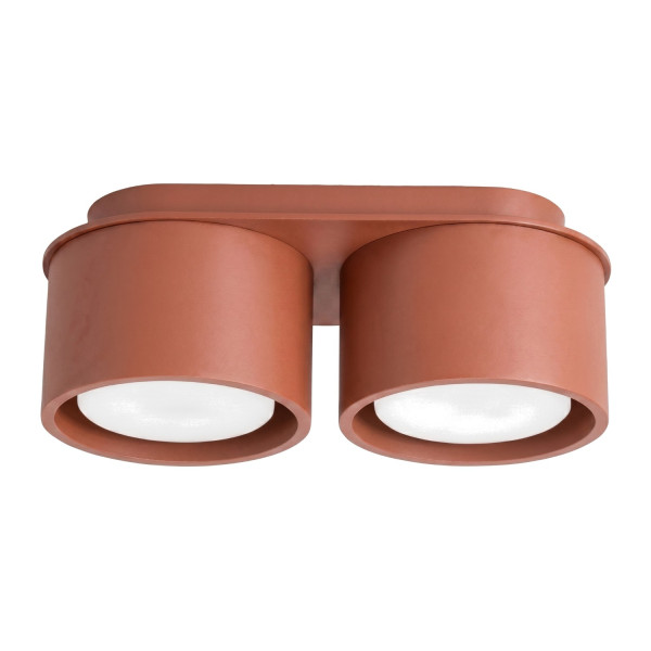 Plafon aluminiowy prostokątny czerwony 2-punktowy MODO 2 z serii MODO SL.2451 - Sollux Lighting