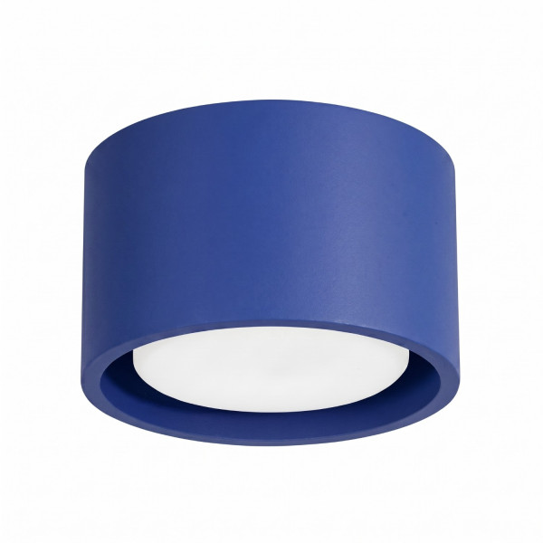 Plafon aluminiowy kwadratowy ultramaryna 10cm MODO 1 z serii MODO SL.2458 - Sollux Lighting