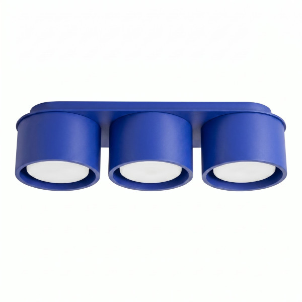 Plafon aluminiowy ultramaryna 3-punktowy MODO z serii MODO SL.2460 - Sollux Lighting