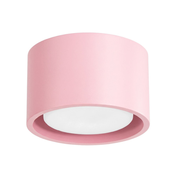 Plafon aluminiowy różowy kwadratowy 10cm MODO z serii MODO SL.2466 - Sollux Lighting