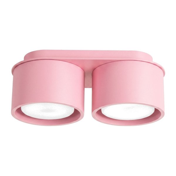 Plafon aluminiowy różowy 2-punktowy MODO 2 z serii MODO SL.2467 - Sollux Lighting