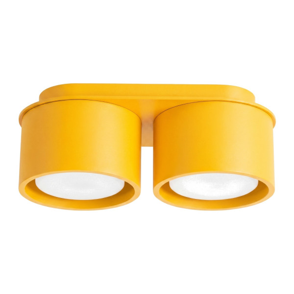 Plafon aluminiowy żółty 2-punktowy 21cm MODO 2 z serii MODO SL.2475 - Sollux Lighting