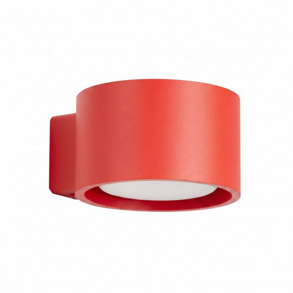 Kinkiet aluminiowy czerwony designerski MODO 1 z serii MODO SL.2477 - Sollux Lighting