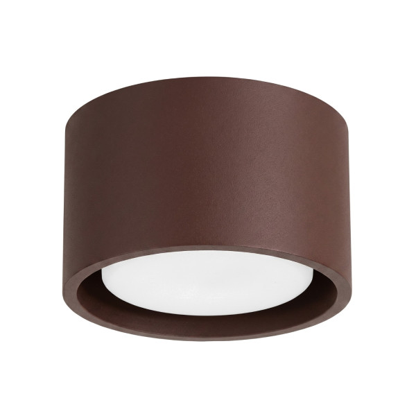 Plafon aluminiowy kwadratowy brązowy MODO 1 z serii MODO SL.2482 - Sollux Lighting
