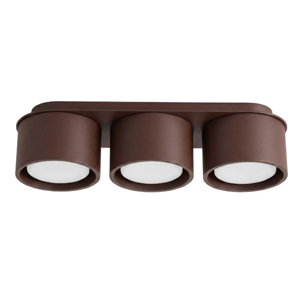 Plafon aluminiowy brązowy 3-punktowy MODO 3 z serii MODO SL.2484 - Sollux Lighting