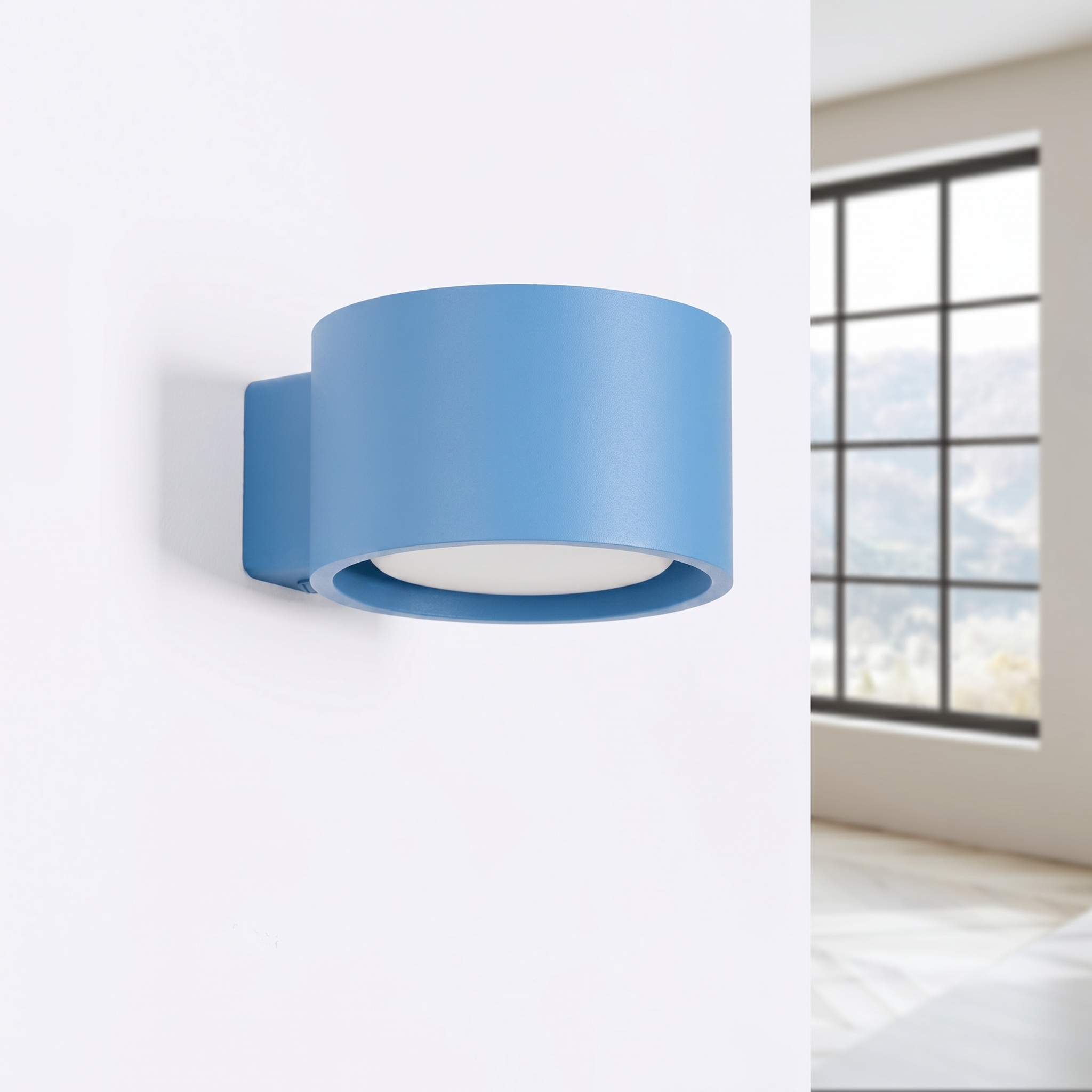 Kinkiet aluminiowy błękitny 10cm Gx53 z serii MODO SL.2485 - Sollux Lighting - obrazek 2