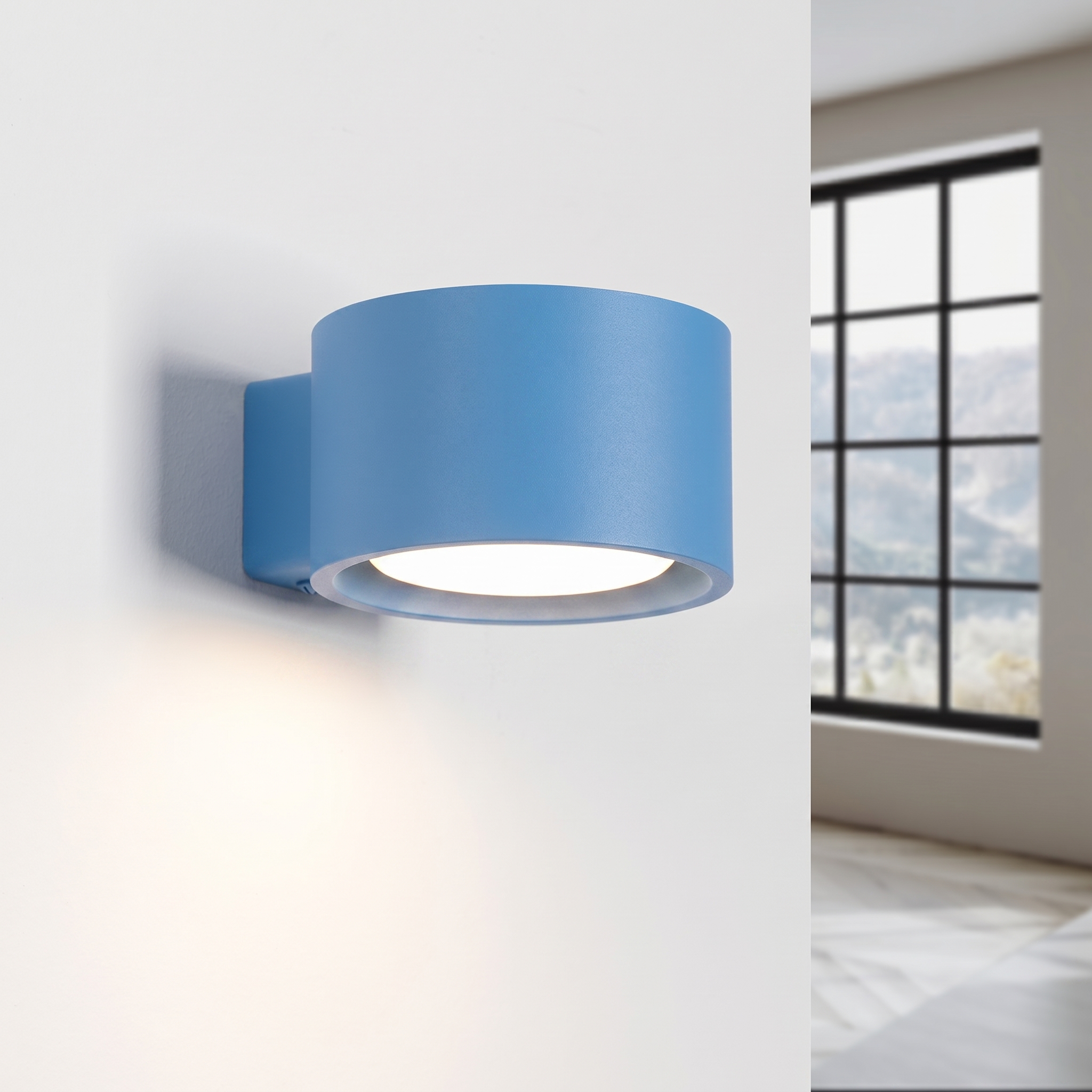 Kinkiet aluminiowy błękitny 10cm Gx53 z serii MODO SL.2485 - Sollux Lighting - obrazek 3